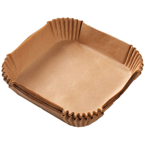 100 feuilles papier sulfurisé 16 cm friteuse air, antiadhésif résistant huile