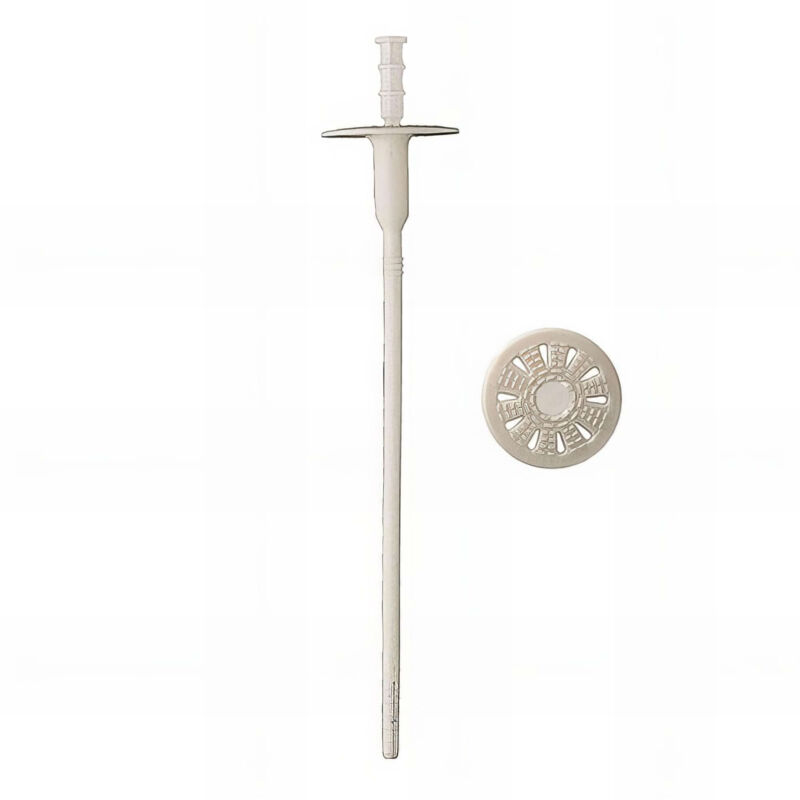 100 fixations d'isolant polyvalente à frapper, clou acier - 8 x 295 mm