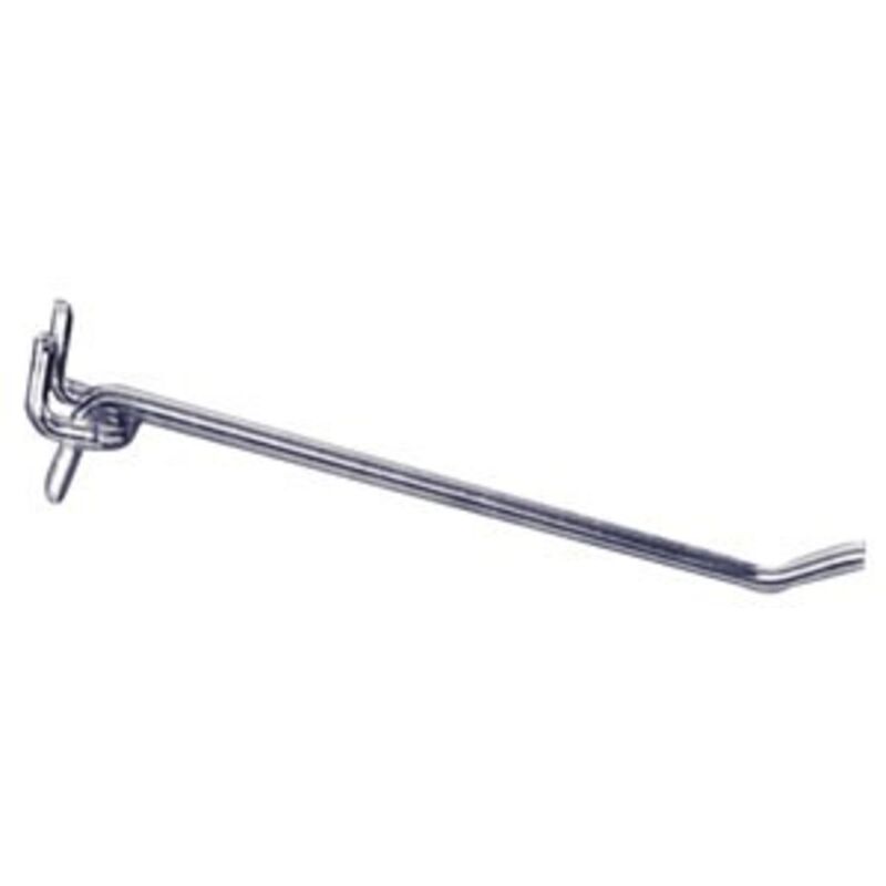 Gancio 1 filo per pannelli forati con punta antinfortunistica - ø mm.3,8x3,8x60 l.