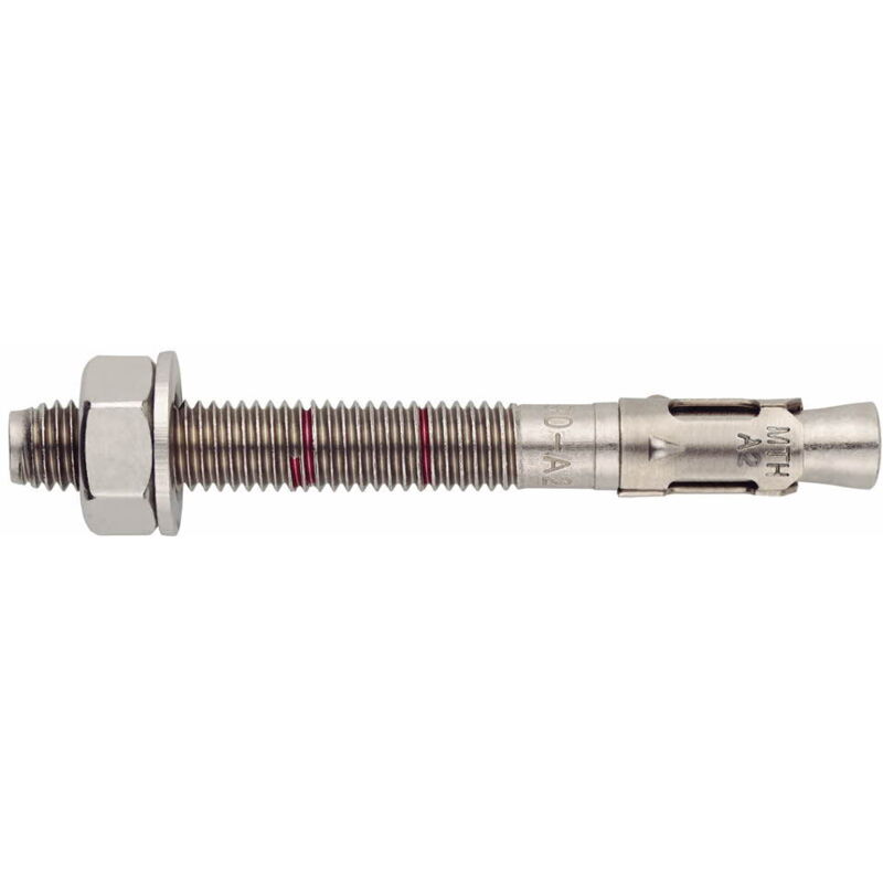 Index - Goujon d'ancrage mâle charges lourdes pour béton non fissuré - Tige inox A2 - Bague inoxA2 M12 x 75 Ø12 - Boite de 50