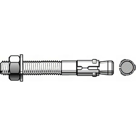 100 goujons d'ancrage T version zinguée ATE Option 7 D. 8 x LT. 65 mm - PO07412 - Alsafix
