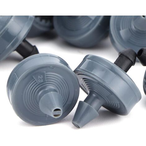 100 Goutteur irrigation, réglable 4L, plastique, tuyau 4/7, jardin agriculture