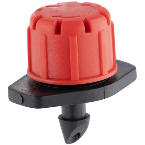 100 goutteurs, réglable 0-70 litres/heure, raccordement tuyau 16mm ou 6mm, pour arrosage jardin