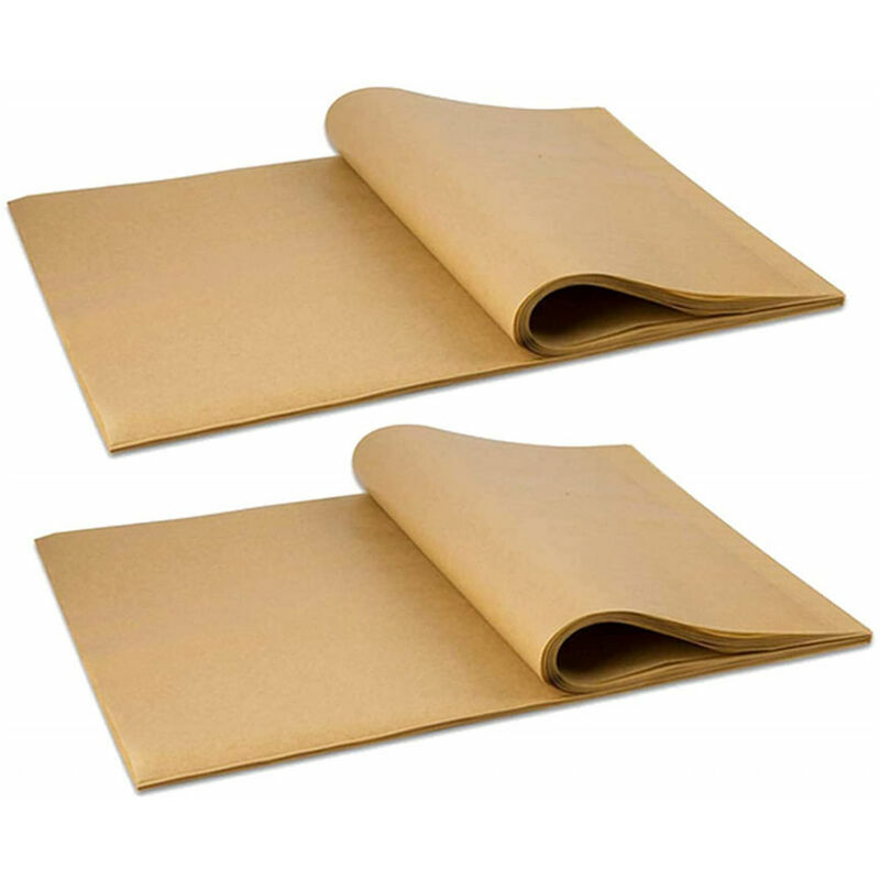 100 hojas de papel pergamino antiadherente precortadas para asar a