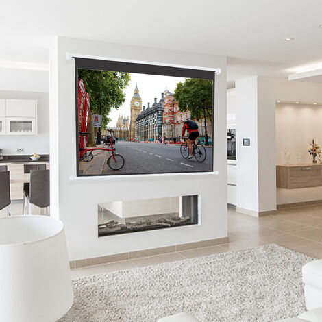100 Inch White HD Electric Projector Screen