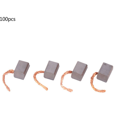 100 Kohlebürsten für Kfz-Lüftermotoren, elektronische Ersatzteile 9x8x13,5mm J435A