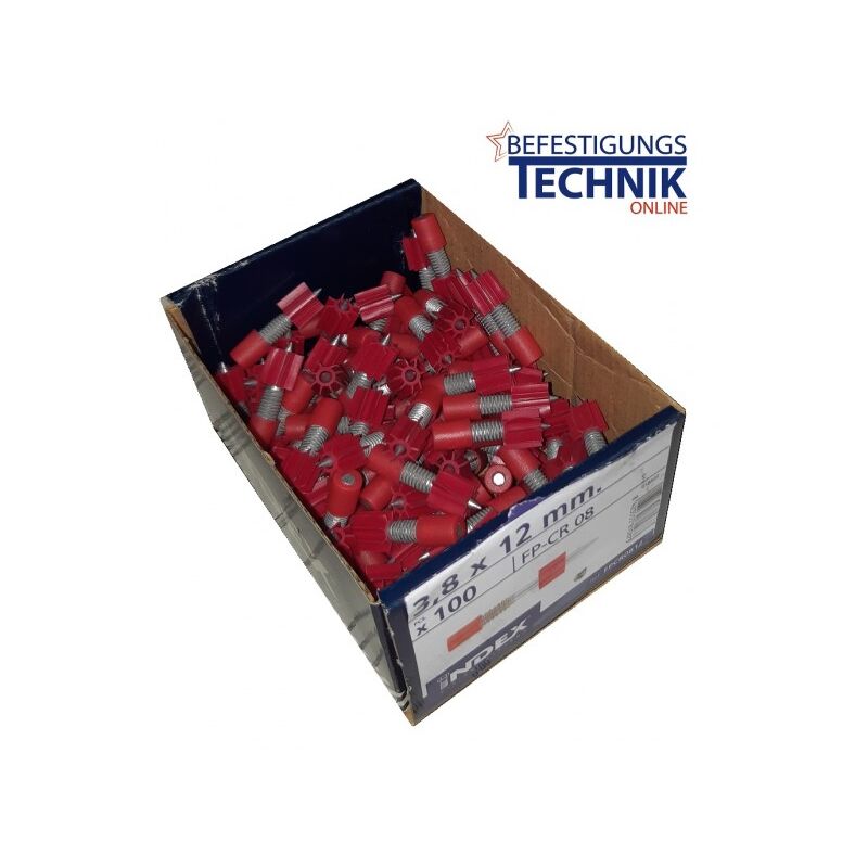 100 Kopfbolzen 3,8x27mm mit Gewinde M-6x8mm für Bolzensetzer Spit Hilti Würth-EN13918 | 08423533815897 100 Kopfbolzen 3,8x27mm mit Gewinde M-6x8mm für Bolzensetzer Spit Hilti Würth-EN13918 | 08423533815897