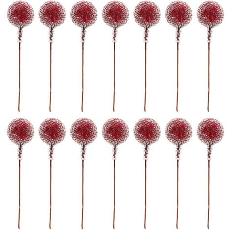100 künstliche Miniaturbeeren, frostige Früchte für Hochzeiten, Partys und als Heimdekoration