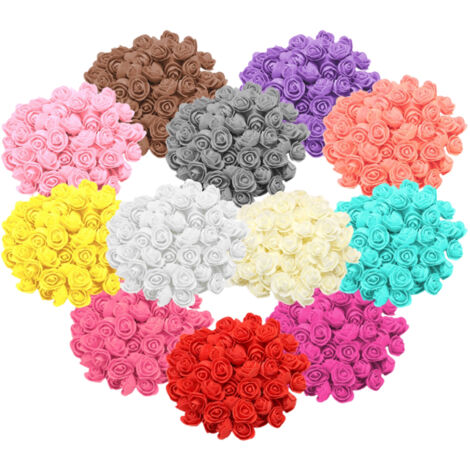 100 künstliche rote Schaumrosen für Hochzeiten, Partys und DIY-Dekorationen - Packung mit 100 Stück
