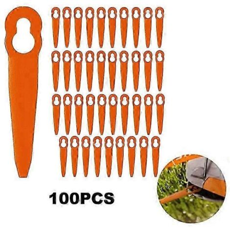 100 lames de coupe ABS pour tondeuse STIHL Polycut 2-2, pièces de rechange