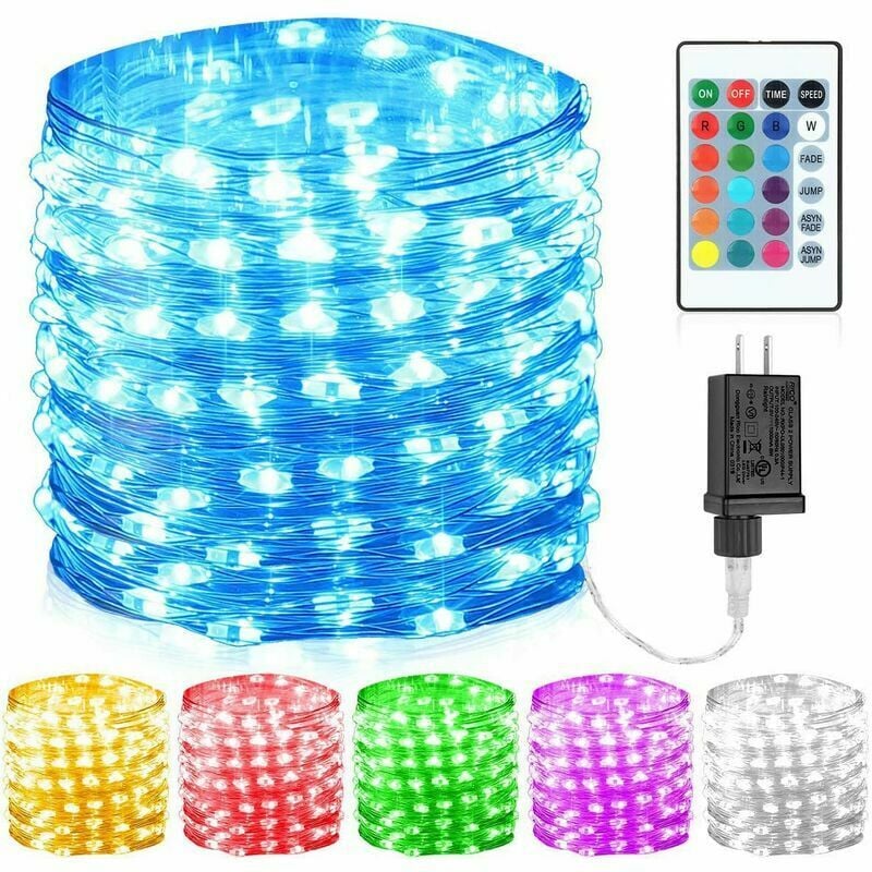 100 Led 16 Mehrfarbige Lichterketten Weihnachtsbeleuchtung Lichterketten Fernbedienung 33 Fuß Glühwürmchen Blinklichter Thanksgiving | 06286528449734 100 Led 16 Mehrfarbige Lichterketten Weihnachtsbeleuchtung Lichterketten Fernbedienung 33 Fuß Glühwürmchen Blinklichter Thanksgiving | 06286528449734