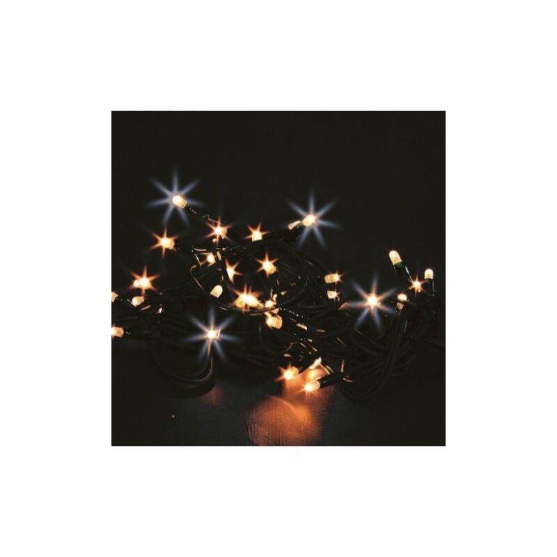 100 Luciole avec flash blanc chaud