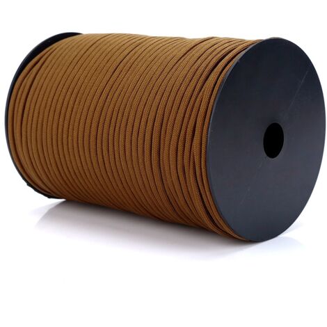 100 m reflektierendes Paracord-Band für Überlebensarmbänder (Braun)