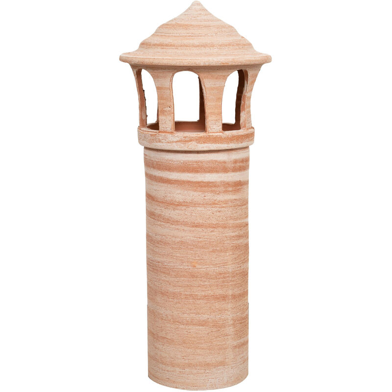 

100% Made in Italy Chimenea de terracota totalmente hecha a mano