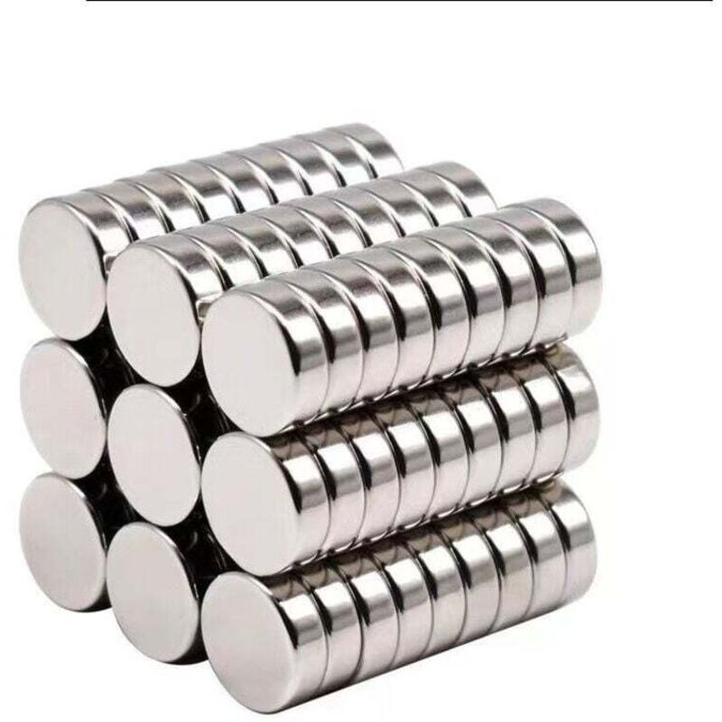 100 mini aimants ronds en néodyme - Jeu d'aimants puissants - Aimants en néodyme - Accessoires magnétiques multifonctionnels - Petits aimants ronds