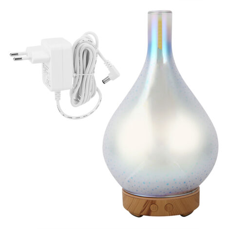 100-ml-Diffusor für ätherische Öle mit LED-Licht und Luftbefeuchter (EU-Stecker)