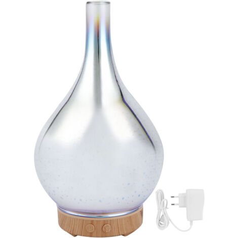 100 ml Ultraschall-Diffusor für ätherische Öle mit farbiger LED-Beleuchtung – Luftbefeuchter (EU 100–240 V)