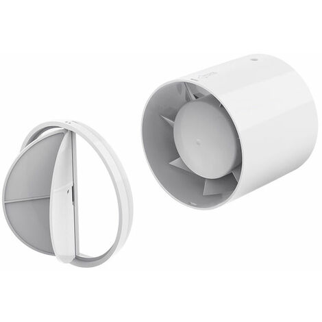 100 mm extracteur d'air silencieux 12W économe en énergie à flux mixte ventilateur de conduit pour bain, évents, serres, tentes