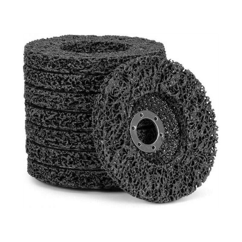 Cyslmuk - 115 mm Lot de 5 ( noir) pour meuleuse d'angle diamètre : 115 mm, Disques de nettoyage