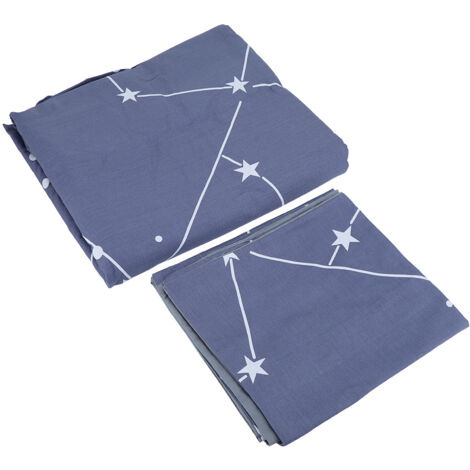 100% Natural Cotton Zipper Printed Bedding Set 5192cm2PCS Pillow Case/264229cm Duvet Cover