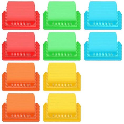 100 onglets pour dossiers suspendus de 8 cm (3,15 pouces), multicolores.