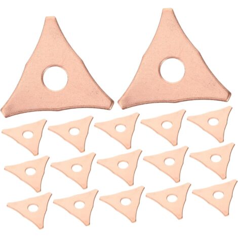 100 outils de dbosselage triangulaires pour rondelles de soudeuse par points