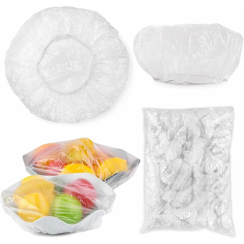 100 Pack Disposable Plastic Fruit and Vegetable Protective Covers