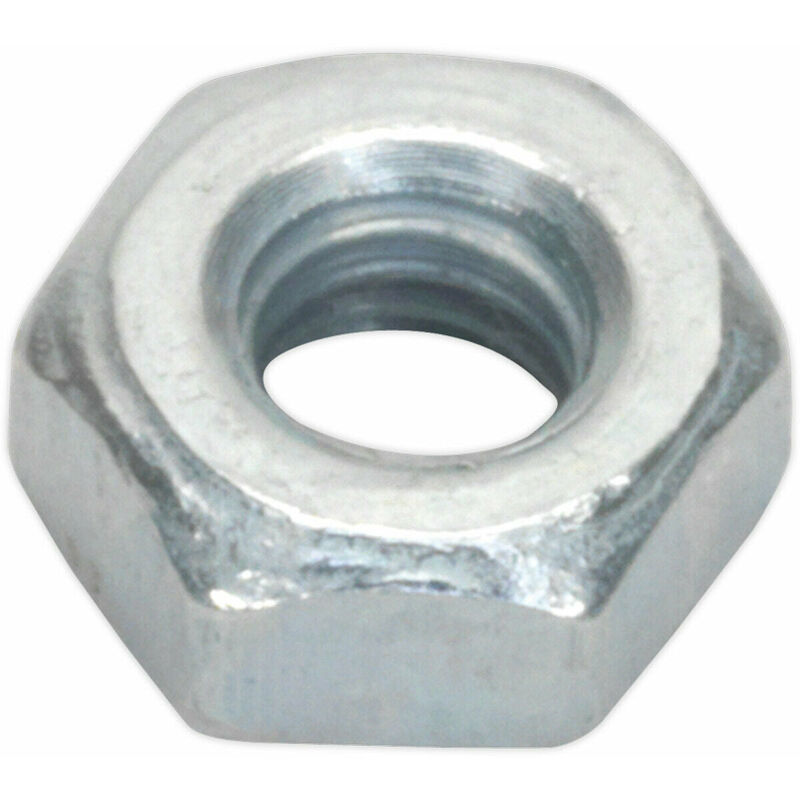Loops - 100 pack - Steel Finished Hex Nut - M3 - 0.5mm Pitch - Manufactured to din 934