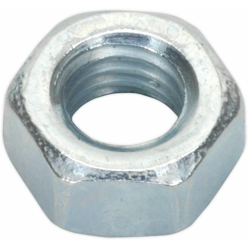 Loops - 100 pack - Steel Finished Hex Nut - M5 - 0.8mm Pitch - Manufactured to din 934