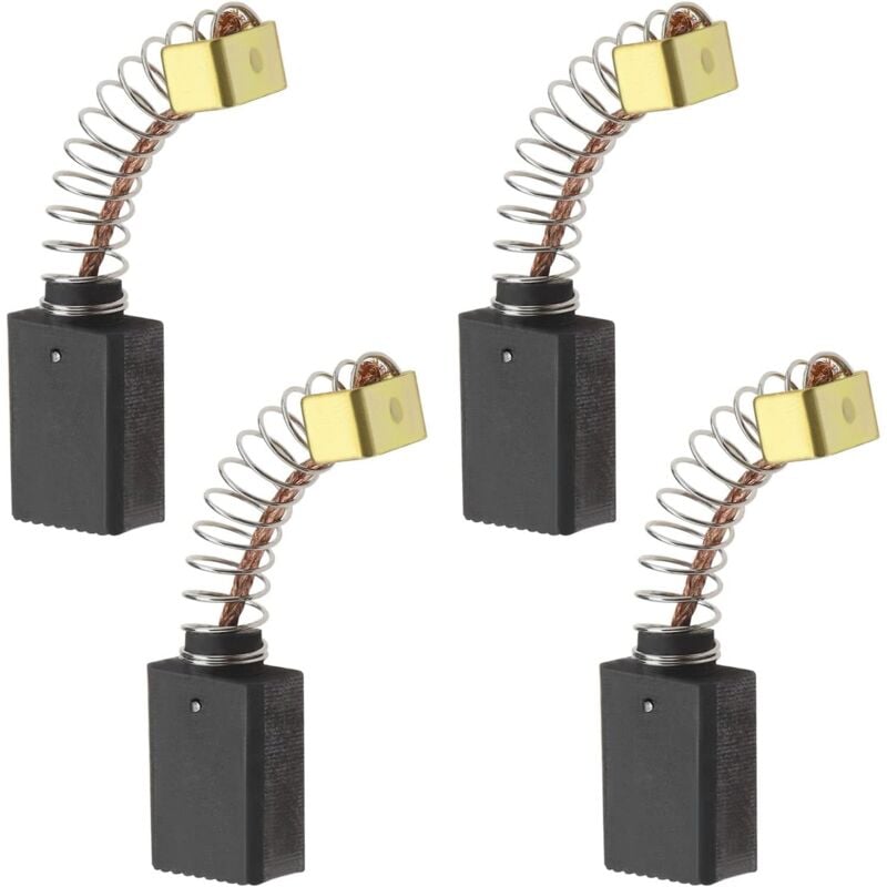 Gotrays - 100 Paires Balais de Charbon Auto Stop Compatible avec Workzone PT150601 1500W Perceuses à Percussion Rotatives 6x10x16mm Outils