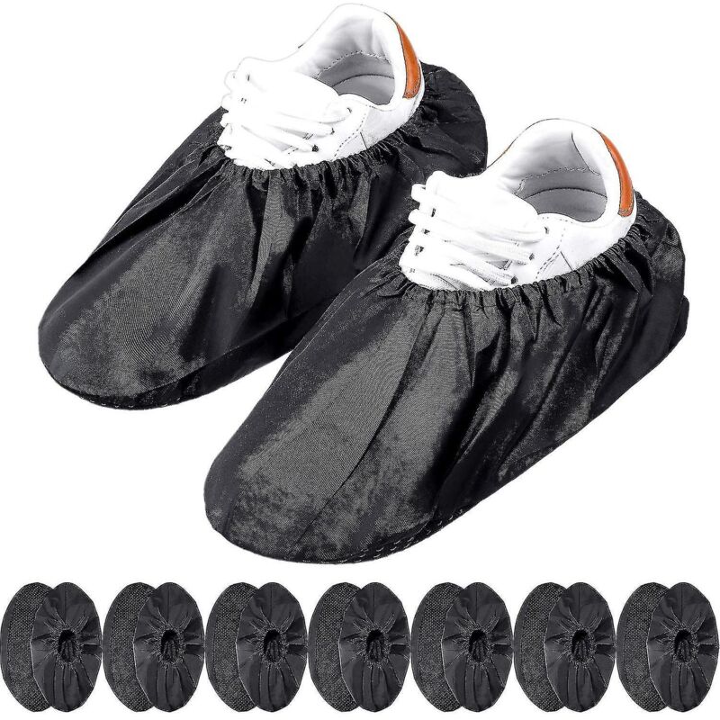 100 paires de couvre-chaussures antidérapants réutilisables,protection de sol pour tapis de ménage