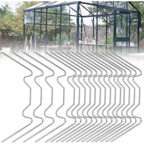 100 Pcs Clips De Vitrage Pour Serre 8  3.5cm Clips Pour Vitre De Serre Acier Inoxydable 304 Clips De Vitrage Type W Pour Fixer Le Verre Dans Serr
