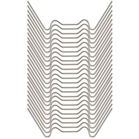 100 Pcs Clips de Vitrage pour Serre7.51.5cm Clip de Vitrage Type W Clips de Vitrage pour Serre de Jardin Clips pour Vitre de Serre Acier Inoxy pour Fixation de Verre de Serre Effet de Serre