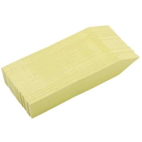 100 PCS Étiquettes de semences végétales Étiquettes de plantes en plastique Marqueurs Étiquettes de jardinage de pépinières imperméables pour Potager(jaune)
