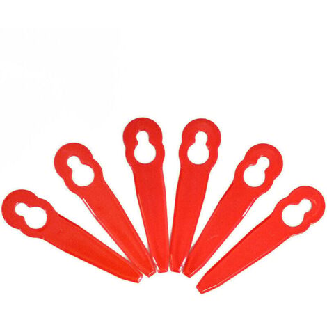 100 Pcs Lames en Plastique de Rechange, Pour Coupe Bordure Tondeuse à Gazon, pour Jardin et Pelouse, Fleuret