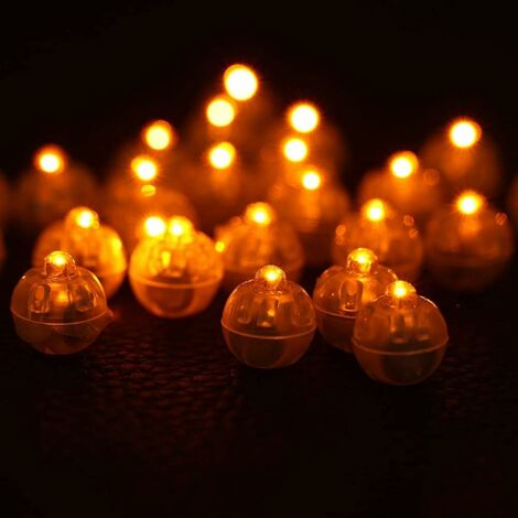 100 Pcs/lot Ronde LED Boule Lampes Papier Lanterne Ballon Fête De Mariage Fête d'anniversaire Festival Lumières Décoratives Multipul Couleur Choix(4) LITZEE
