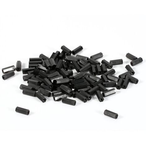 100 pcs M2 M3 M4 Plastique Nylon Hex mle Femelle Femelle Entretoise Tête Ronde Vis crou