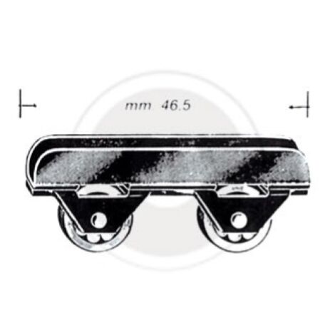 100 pcs Omge art 459 Chariot A 2 roues pour verre cristal