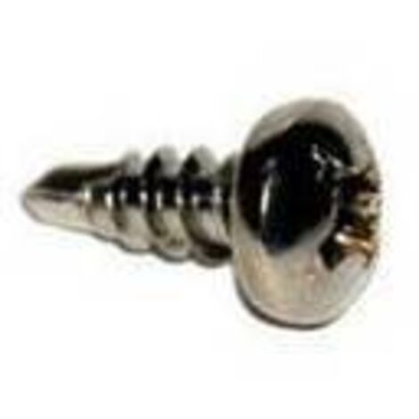 100 pcs vis en acier auto-perforante