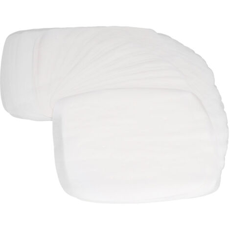 100 perforierte, antihaftbeschichtete Frittierfolien – Weißes Backpapier für Fritteusen – Küchenzubehör