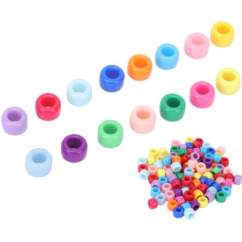 100 Perles Barbes Homme Design Minimaliste Taille Idéale Texture Brillante Léger et Résistant pour Création DIY