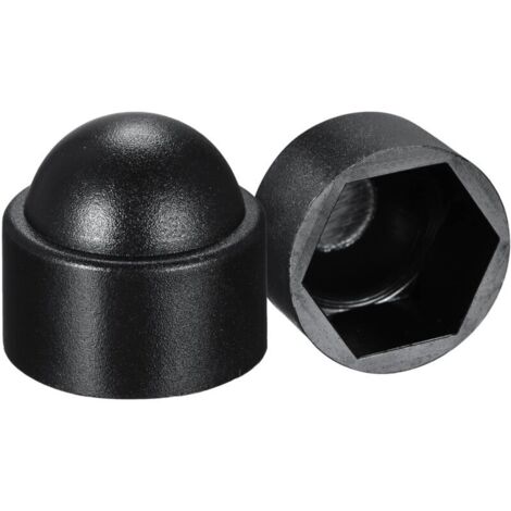 100 pezzi - Chiave per dadi di protezione M8 13 mm - Plastica NERA