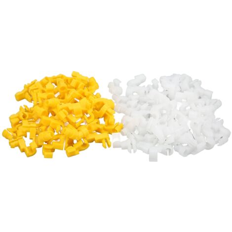 100 pezzi Clip per asta serratura porta Modanatura di fissaggio 69293-12030 Sinistra Destra Giallo Bianco Ricambio per Celica Altri accessori interni