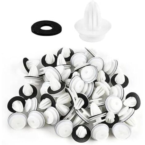 100 pezzi clip per auto, clip di fissaggio, clip di montaggio per auto, rivetti universali per clip di montaggio su veicoli, elementi di fissaggio per morsetti per porte, adatti per pannelli porta