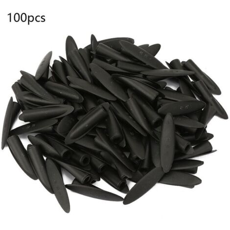 100 pezzi di dime per trapano tascabile in legno da 9,5 mm, accessori per utensili per la lavorazione del legno (nero)
