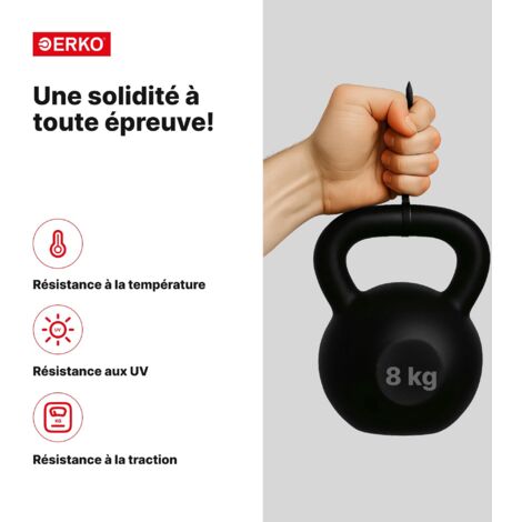 100 pezzi di fascette professionali 200 x 2,5 mm Manico per fascetta colore bianco, resistente alla temperatura