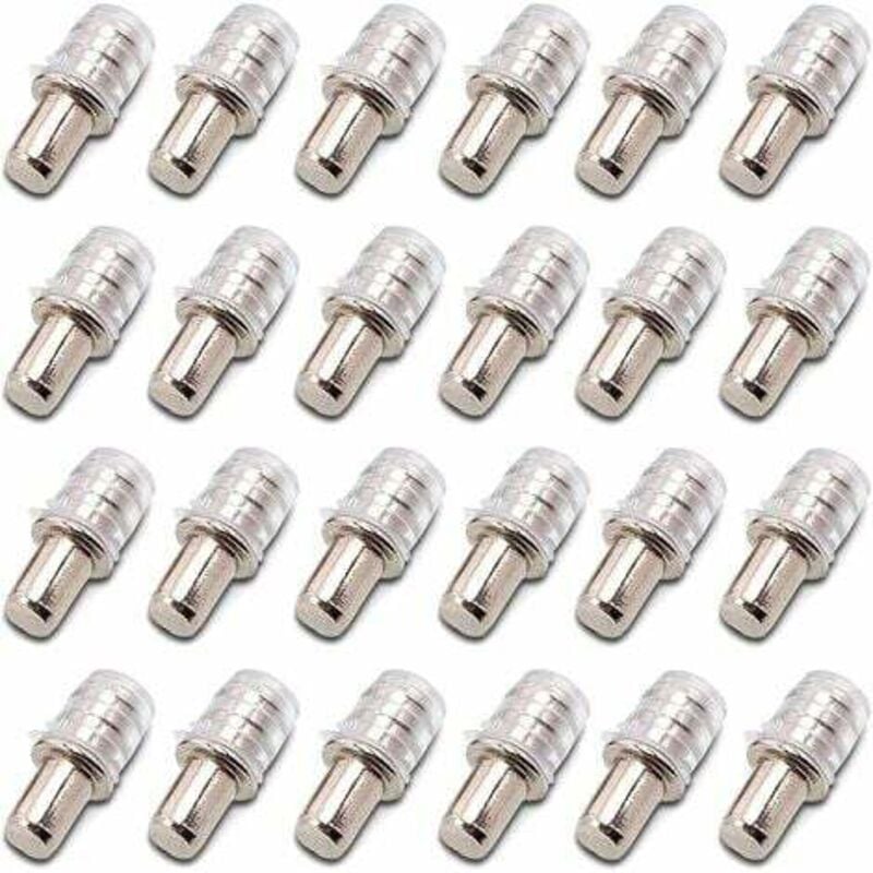 Image of Odipie - 100 pezzi di pioli per mensole, pioli di supporto per mensole a inserimento, pioli di supporto per mensole a inserimento da 5 mm con