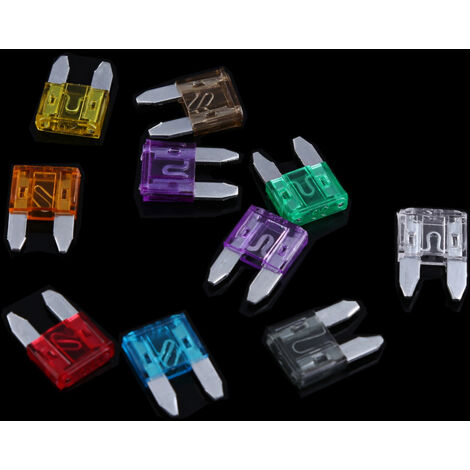 100 pièces 2A-35A assortiment Mini lame fusible ensemble Kit pour voiture Auto camion SUV