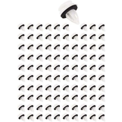 100 PièCes 51418224768 Clip Rivets en Plastique Convient pour E46 E53 E90 E91 E70 Panneau de Porte Attaches Automatiques Garniture Poussoir Retenue