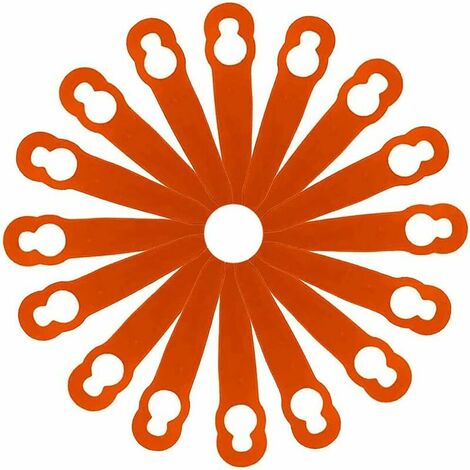 100 pièces accessoires de lames en plastique de remplacement pour STIHL Polycut 2-2 FSA 45 tondeuse à gazon coupe-herbe